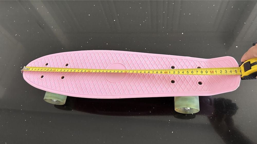 Placǎ skateboard tip fish cu roti LED • Penny Board •