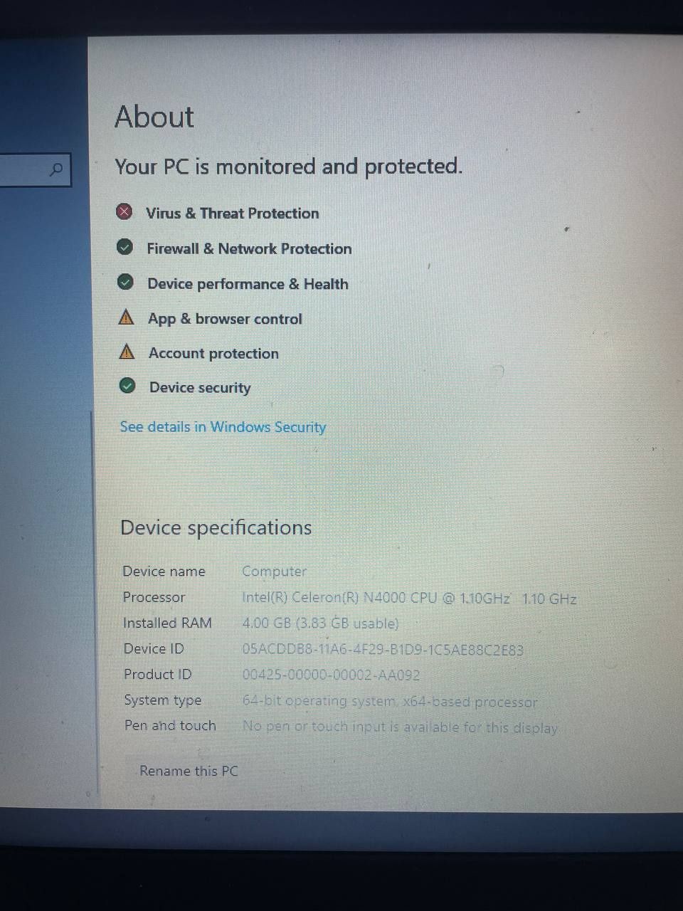 Lenovo  notebook