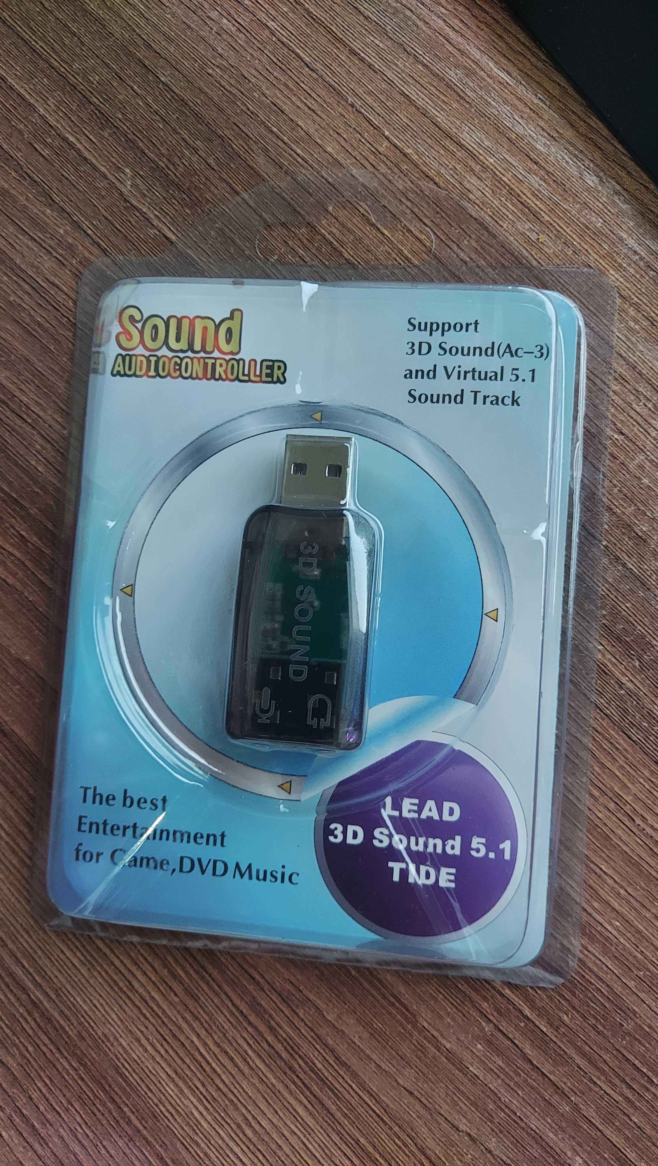 usb внешнюю звуковую плату на звук и микрофон и usb lan интернета!