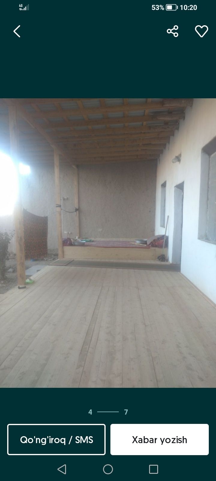 Uy sotiladi Yangiariqda
