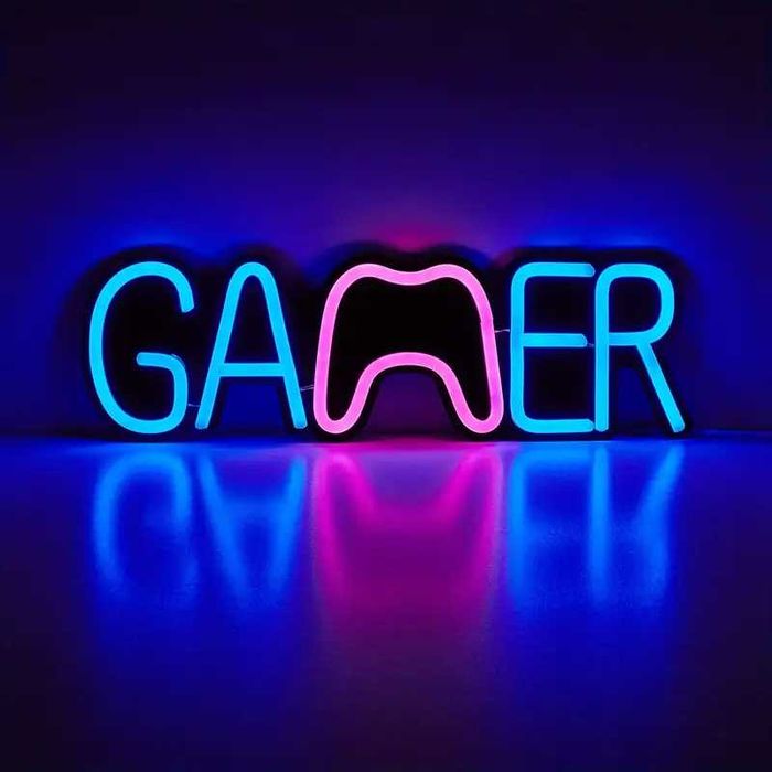 Semn led lumina reglabila Gamer