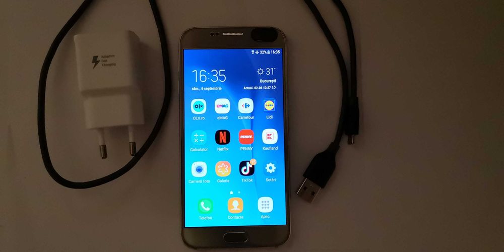 Samsung Galaxy S6 3GB RAM 32GB Telefon Mobil Android Liber De Retea