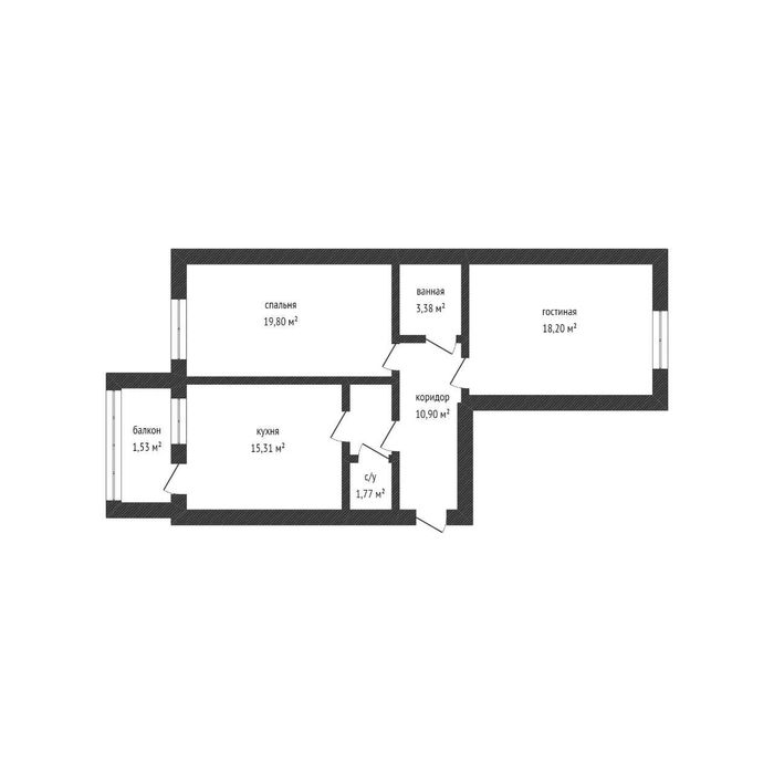 2 квартира в новом доме