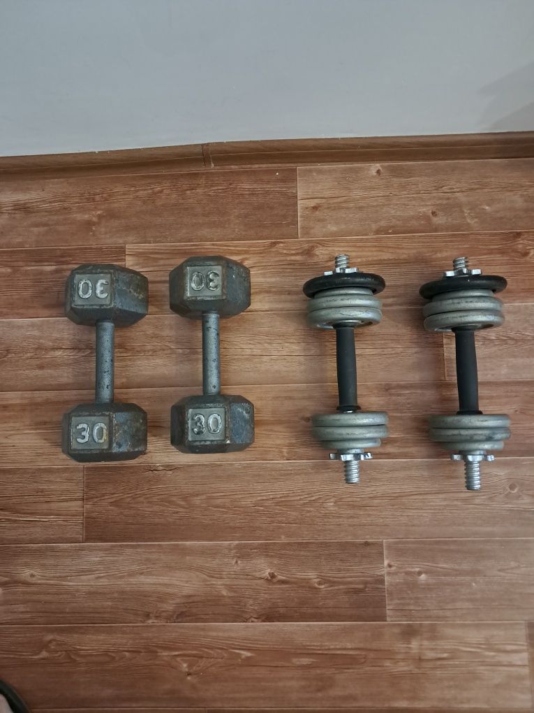 Гантели 2 пары, б/у