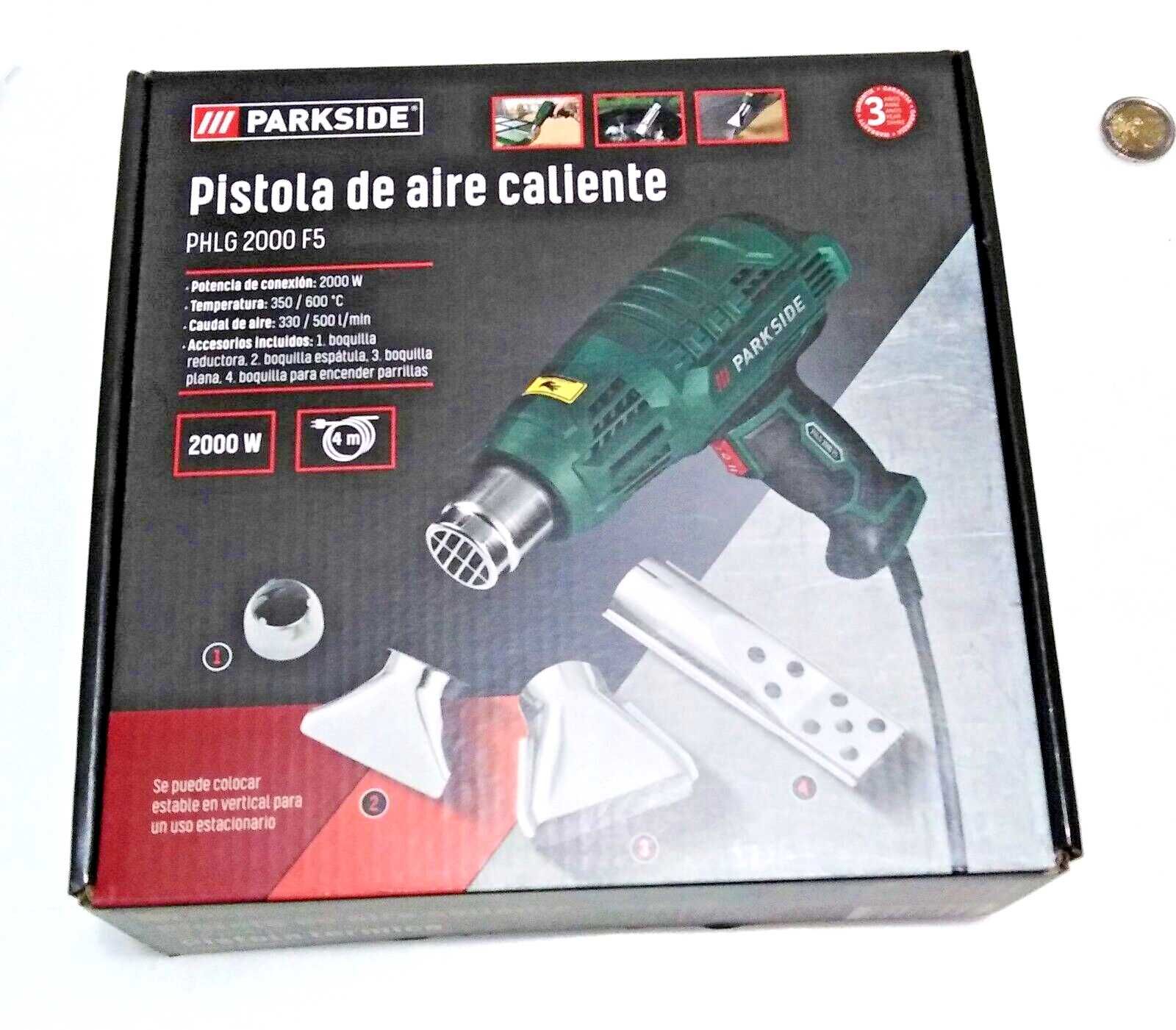 Pistol cu aer cald Sflanta cu aer cald Parkside 2000 w cu accesorii