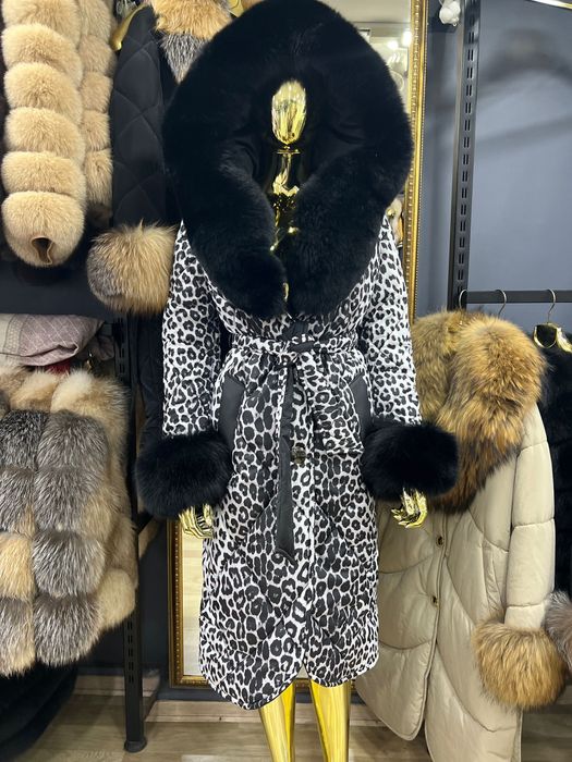 Geaca cu blana naturala