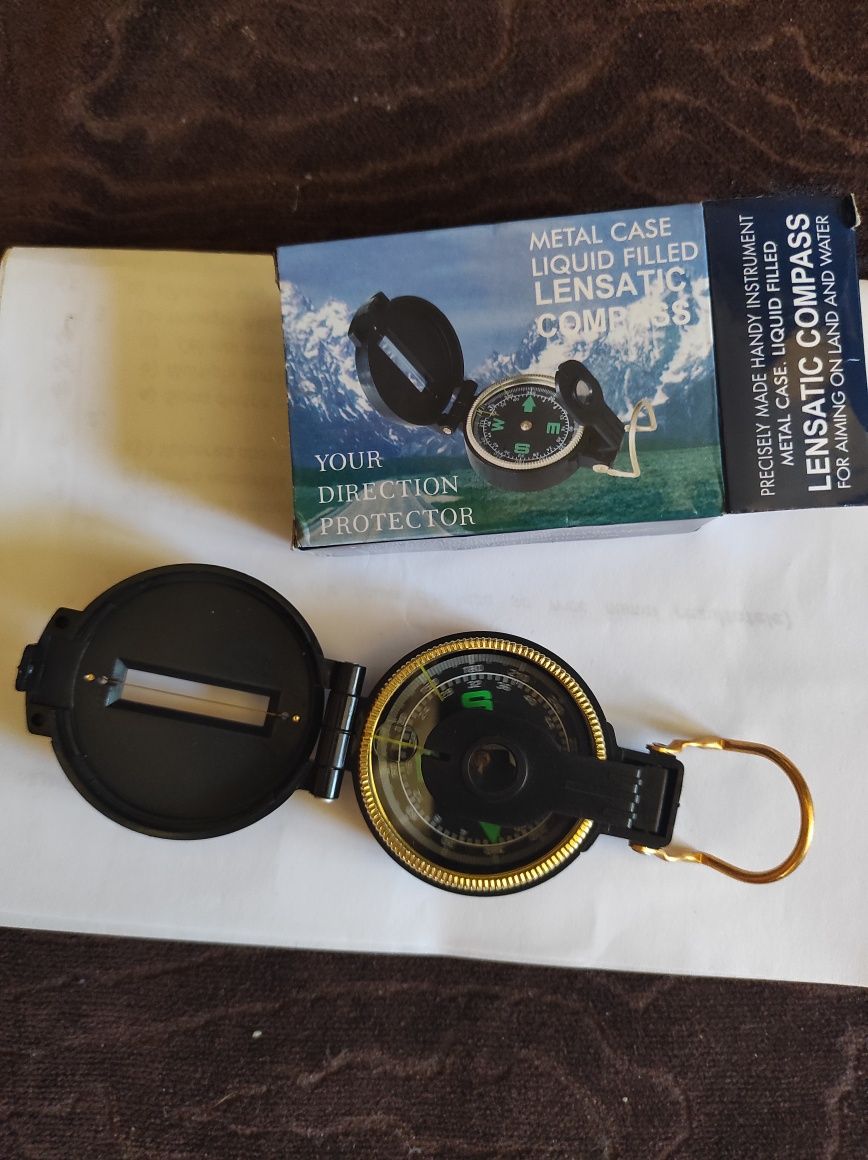 Busola Lensatic Compass