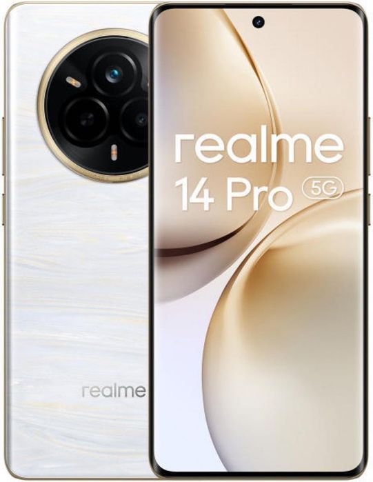 Realme 14 Pro 256GB 8GB-RAM 5G Dual Sim Pearl White Sigilat Nou