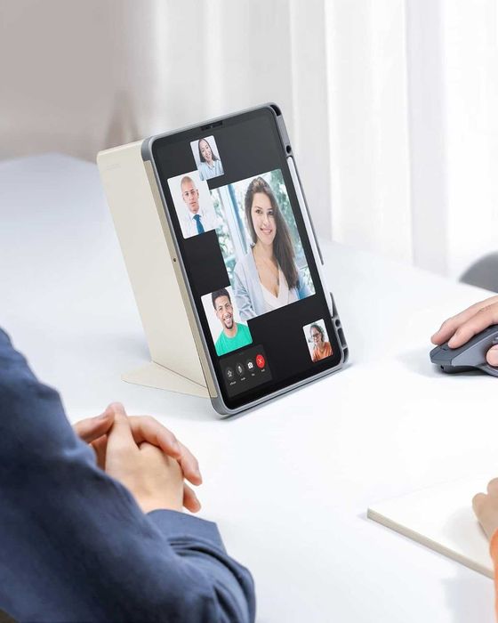 Husă Tomtoc pentru iPad Pro 12.9" (2022/2021, Gen. 6 & 5) - Alba