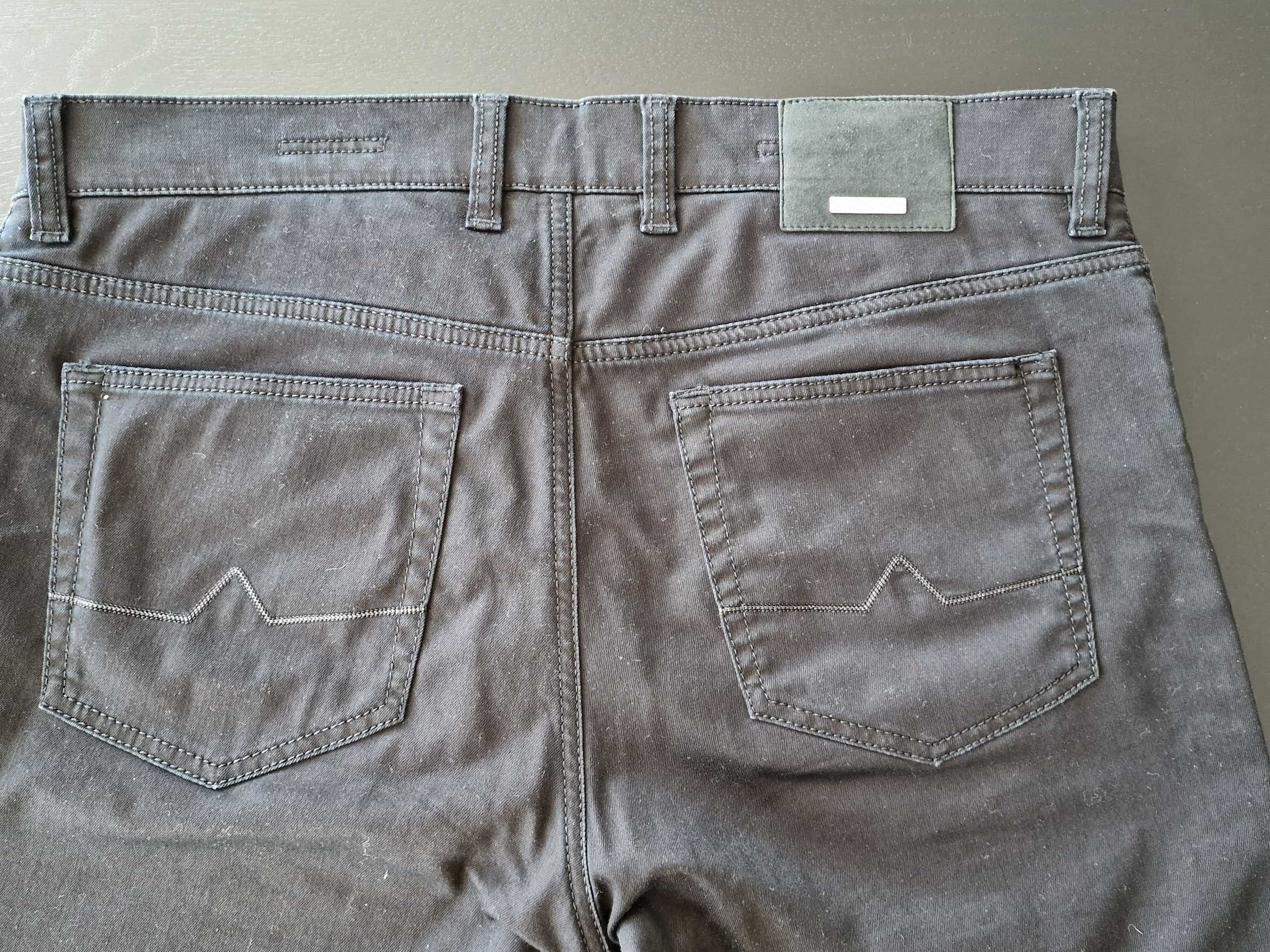 Alberto Black Jeans PIPE Regular Slim Fit (W36-L32 Barbati)