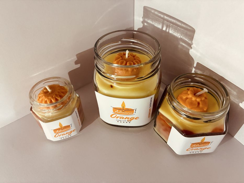 Lumanari parfumate, 100% ceara de soia