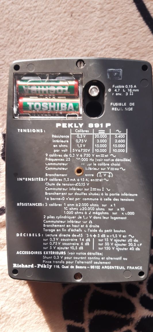Aparat de măsură și control