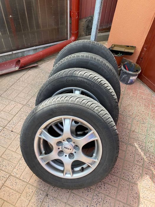Vand set de jante rial cu cauciucuri de iarna Continental