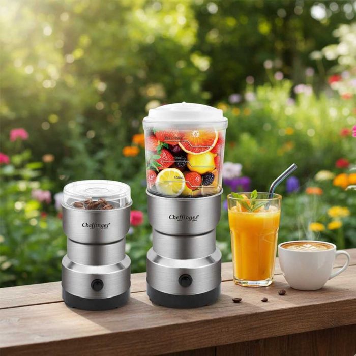 Луксозен порцеланов сервиз + 2в1 блендер и мелничка Cheffinger