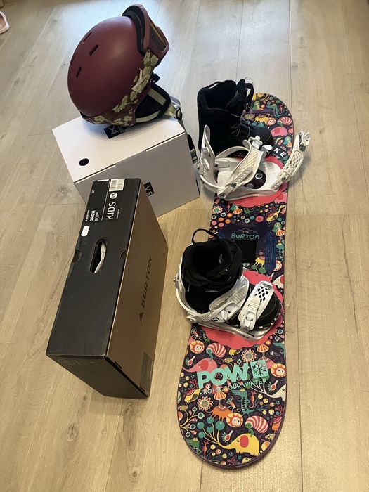 Placa snowboard Burton Chicklet + Boots Burton BOA + Casca + Ochelari