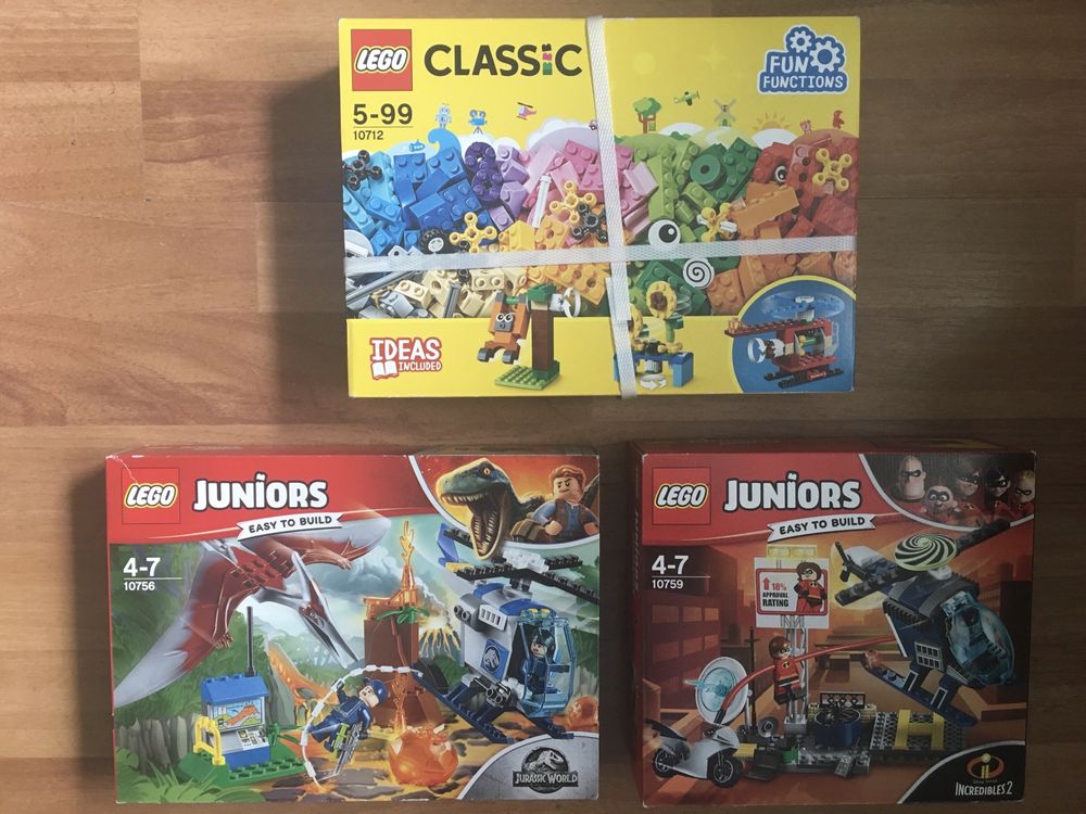 Lego Classic Juniors Jurassic Marvel infinity