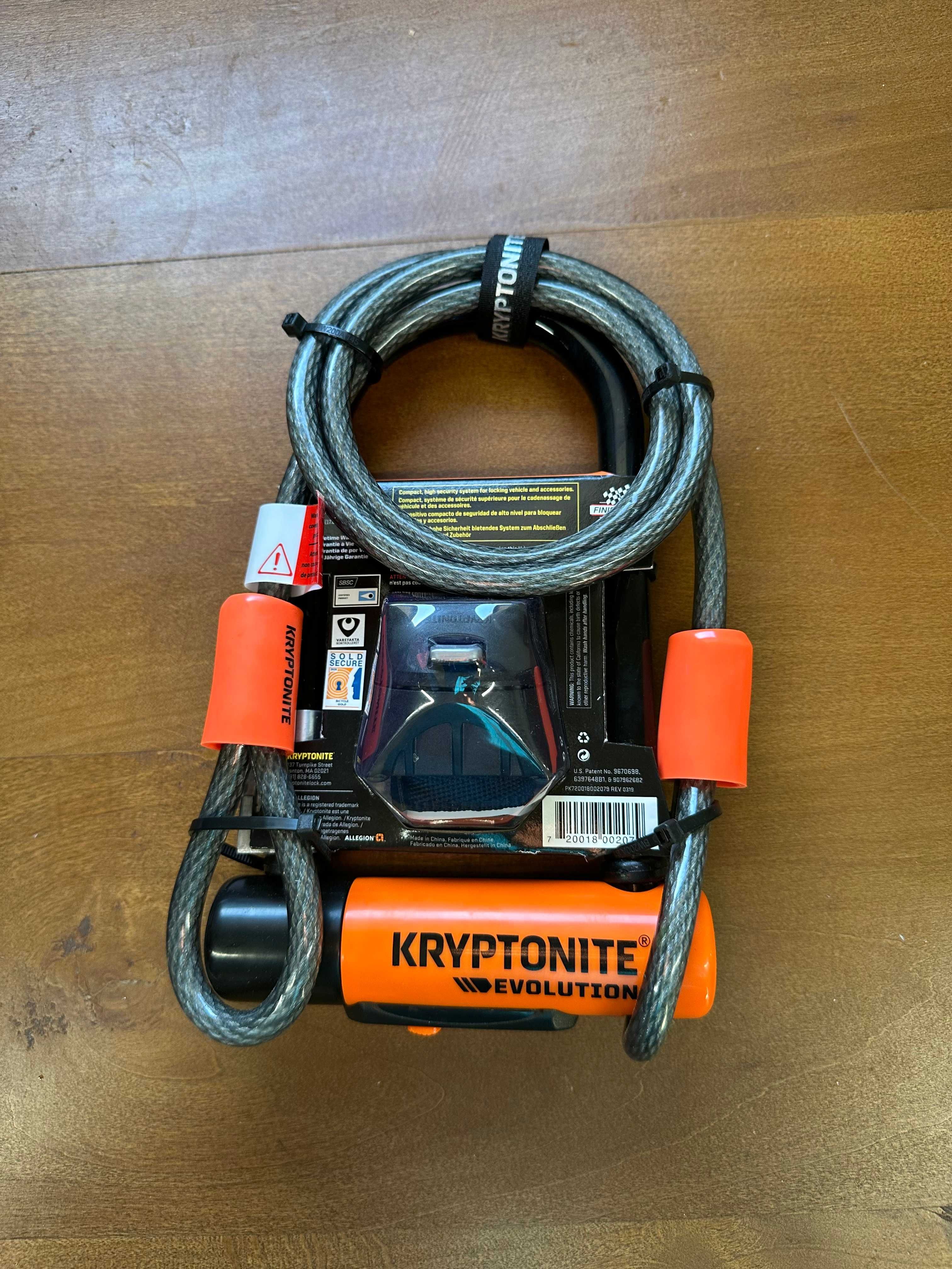 Antifurt Kryptonite Evolution Mini-7 cu cablu 4' Flex