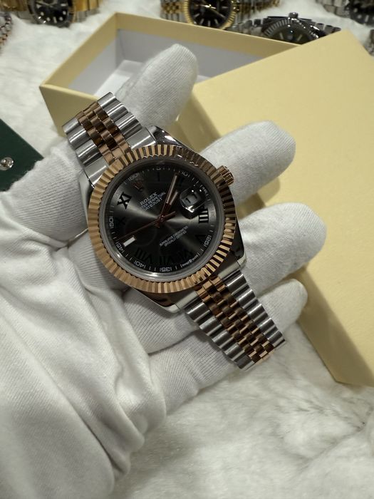 Rolex datejust wimbledon automatic, inalta calitate+husa rolex  cadou
