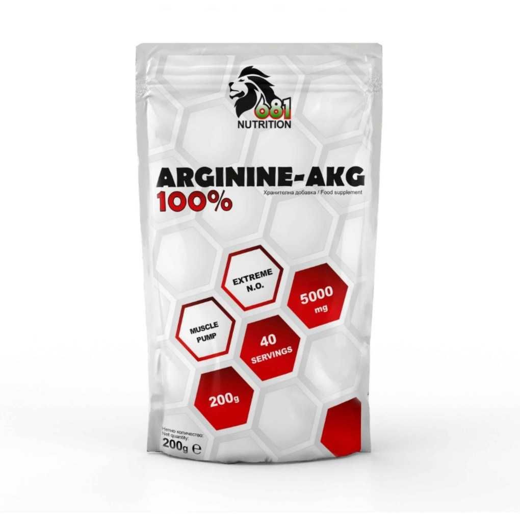 681 NUTRITION 100% ARGININE-AKG 200g / Доставка 3 лв!