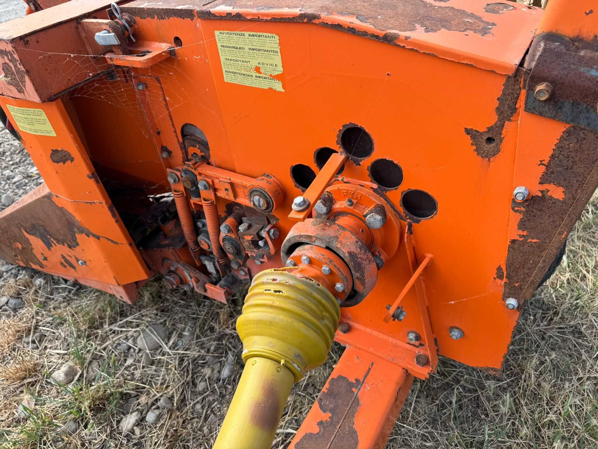 Siloziera Gallignani pentru facut siloz pe 1 rand, la tractor de 45 CP