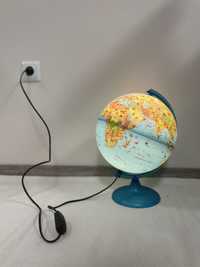 Електрически светещ глобус