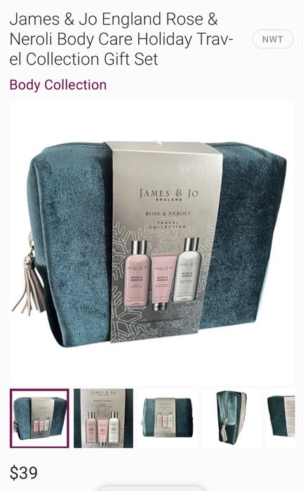 Подаръчен комплект козметика с чантичка