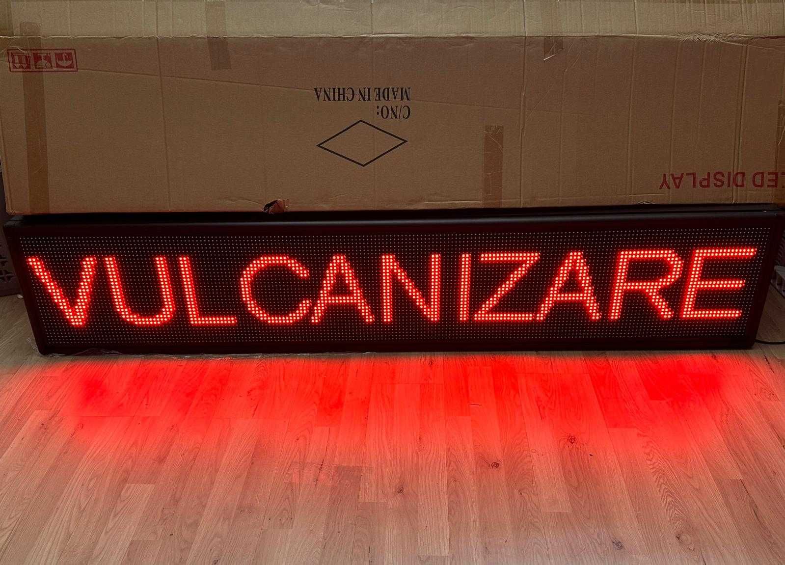 RECLAMA LED Spalatorie/Vulcanizare/Service Auto 200X40CM/LED ROSU/NOU!