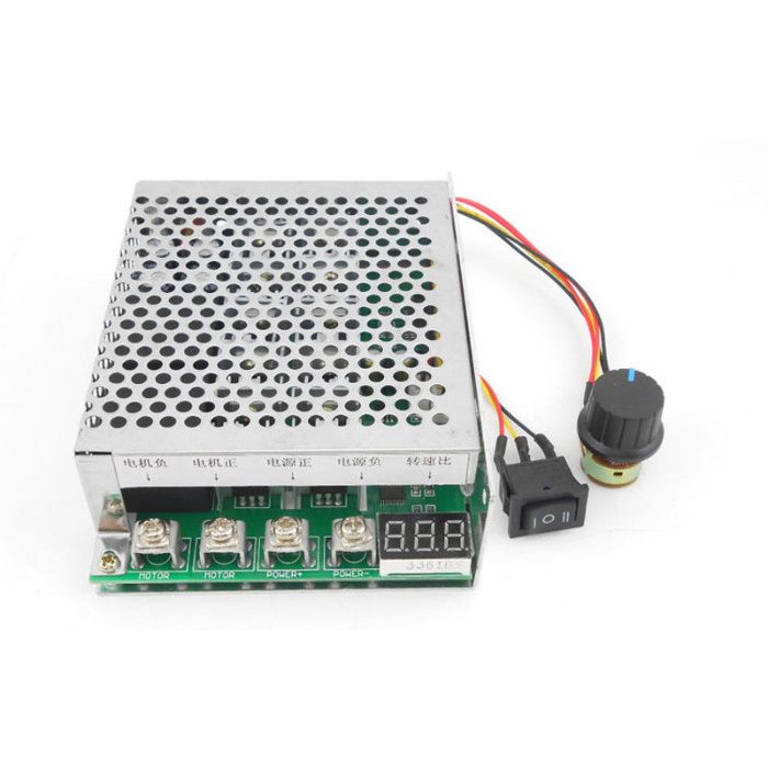 PWM 100A variator turatie motor DC 10-55V, 5000W. Nou amabalat!