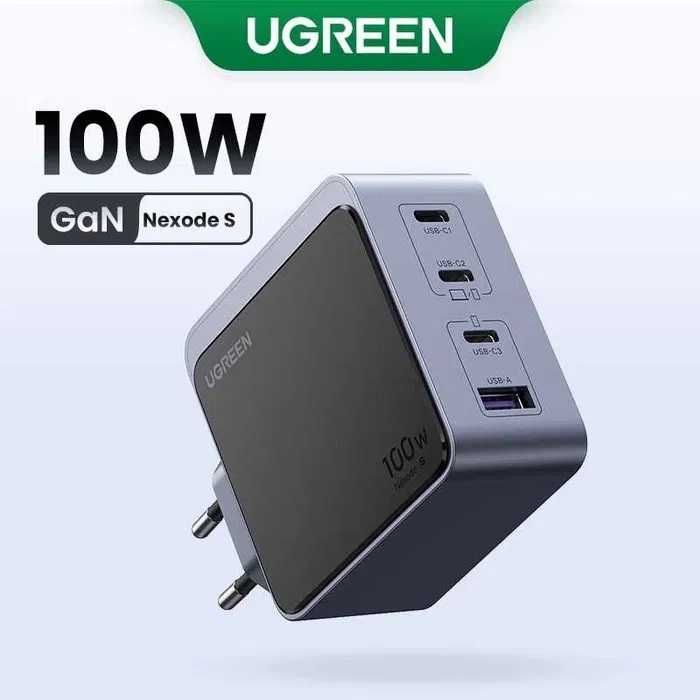 Ugreen Nexode S 100W — Мощное GaN-Зарядное Устройство. Есть доставка