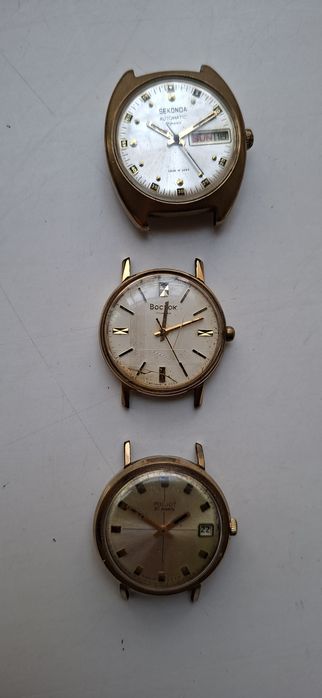 Продам часы СССР позолота