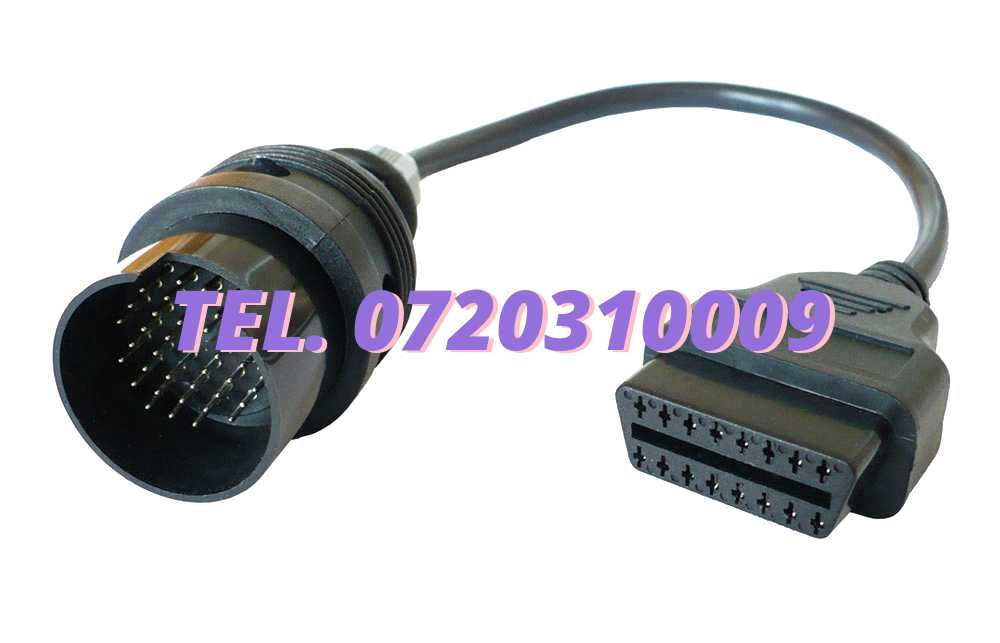 Cablu Adaptor Iveco Daily 38 Pin La Obd2 Pt Autocom Delphi Wurth