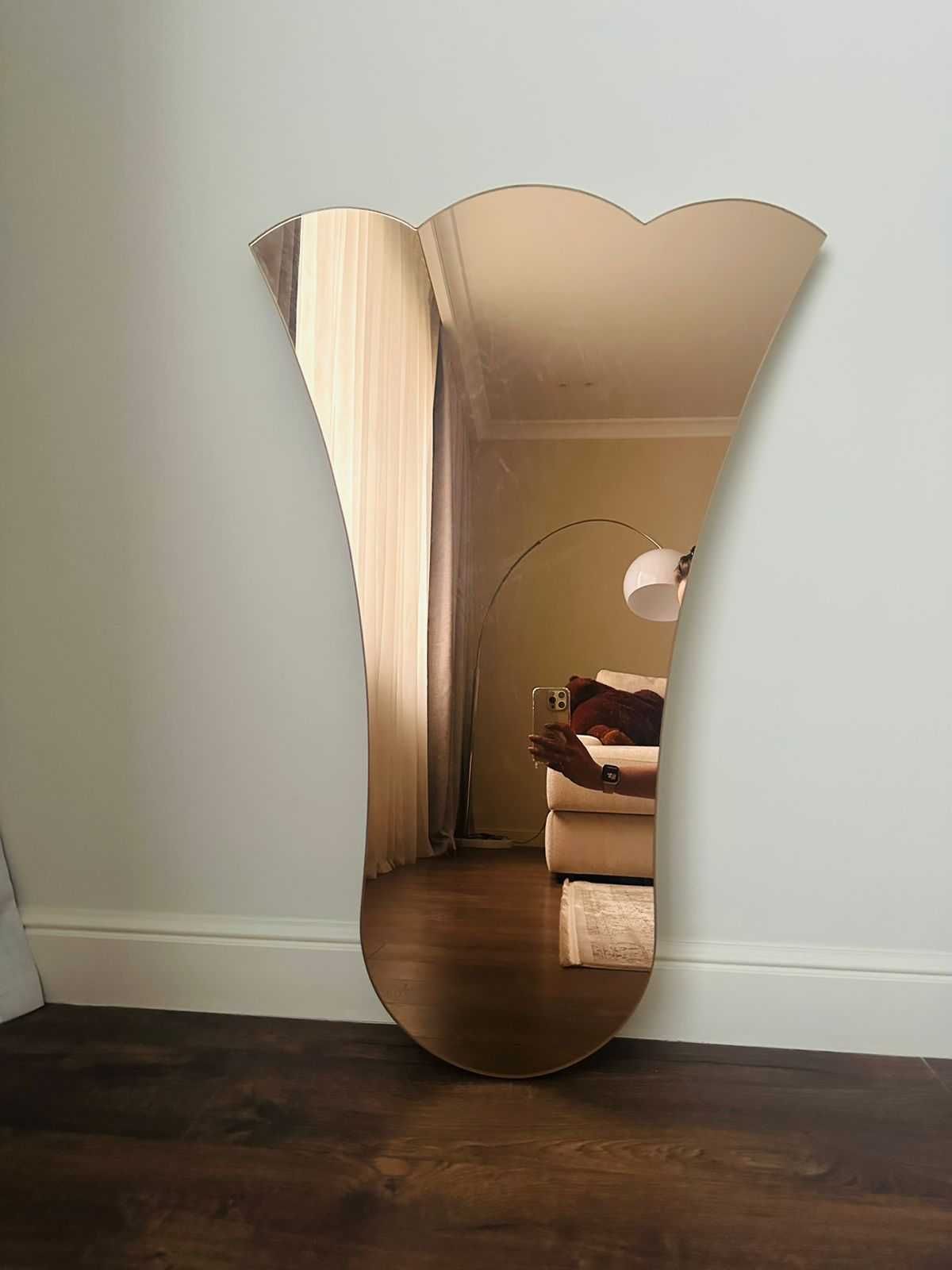 Предмет интерьера бронзовое зеркало