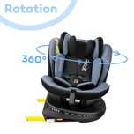 Scaun pentru copii i-Size rotativ Reecle 360 ​​cu ISOFIX 40-150 cm