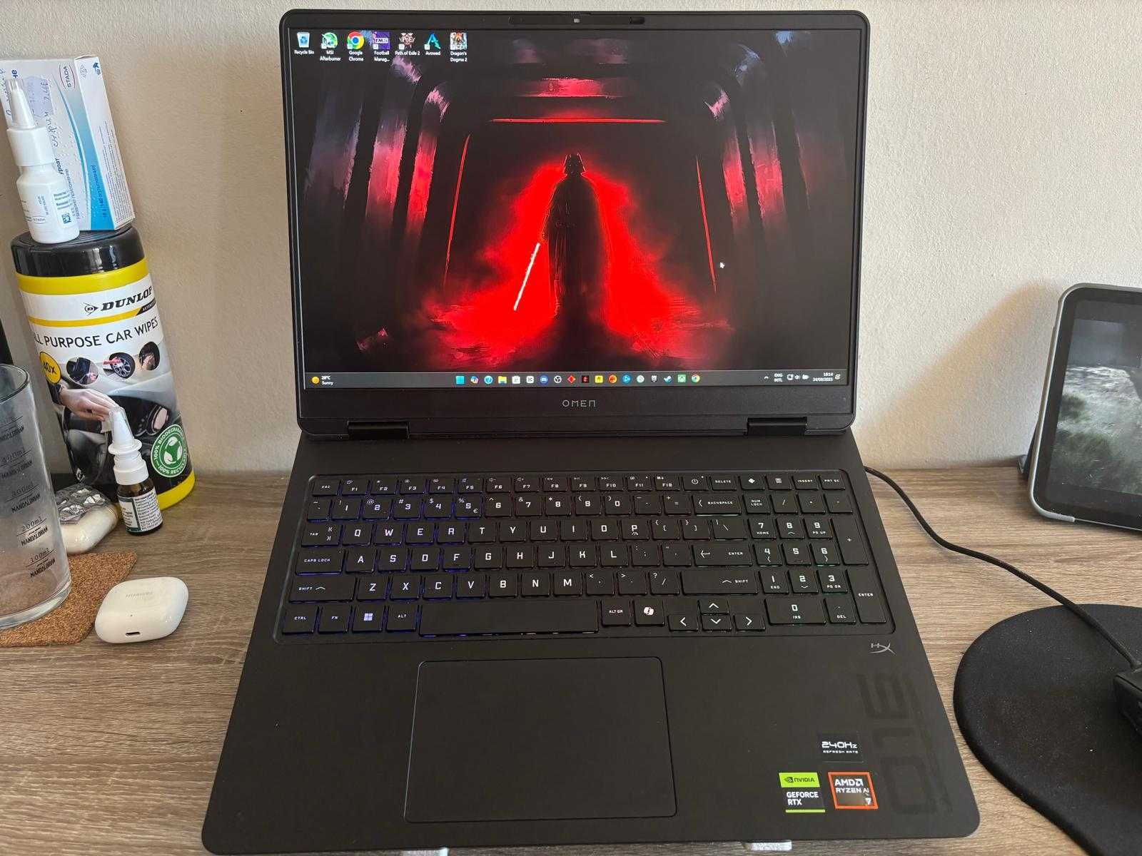 HP OMEN 16 Gaming Laptop Ryzen™ AI 7 350 - NVIDIA RTX 5070