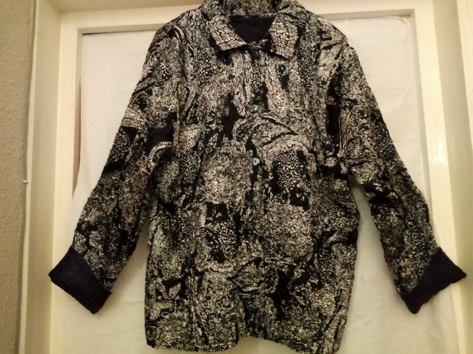 Compleu din matase vegetala creponata