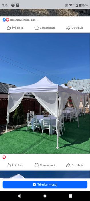 Paviliaone si cort Evenimnete ,Decor invelit mireasa ,panou