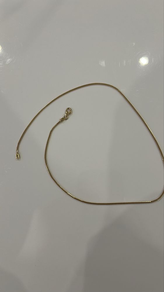 Lanț aur galben 18k nou. Greutate:4,5g, Lungime:40cm, Grosime:1,3mm