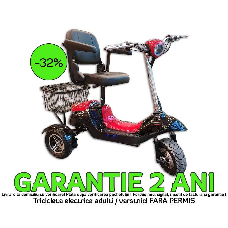 Tricicleta electrica luxury/ 500w/ Garantie 2 ani FARA PERMIS