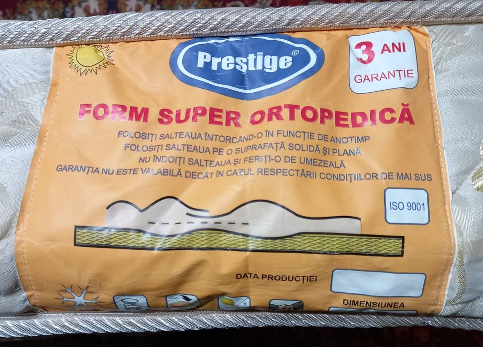Saltea ortopedică Prestige 200/140/16