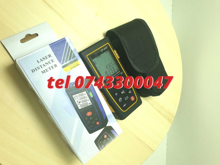 Telemetru Laser Profesional 40m Model 2021