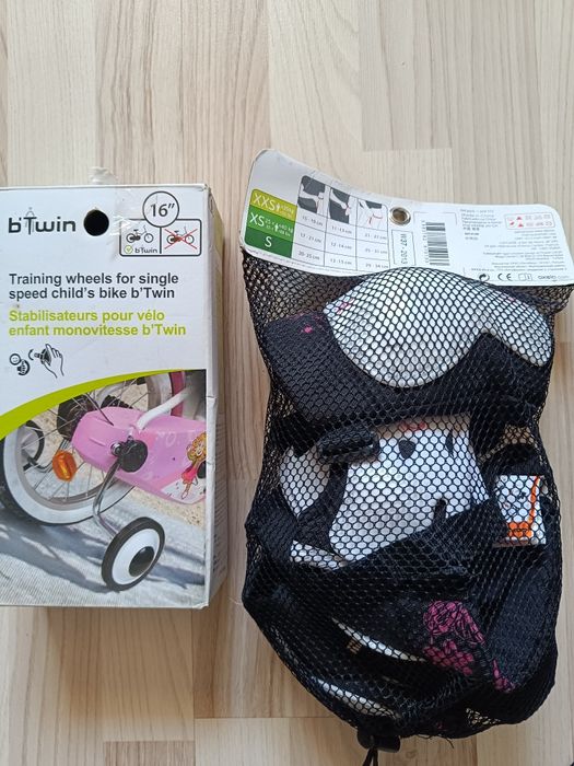 Roti ajutătoare și set protecție copii