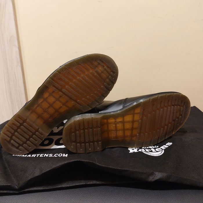 Dr. Martens черни боти (модел Chelsea) от натурална кожа