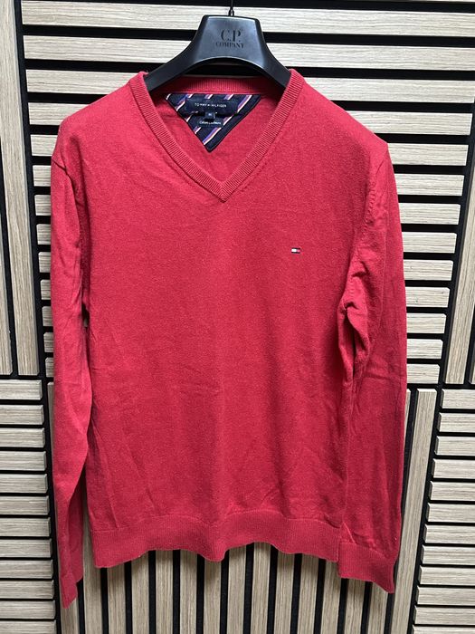 Tommy Hilfiger : Cotton Cashmere V Neck - 5% Кашмир размер М /Оригинал