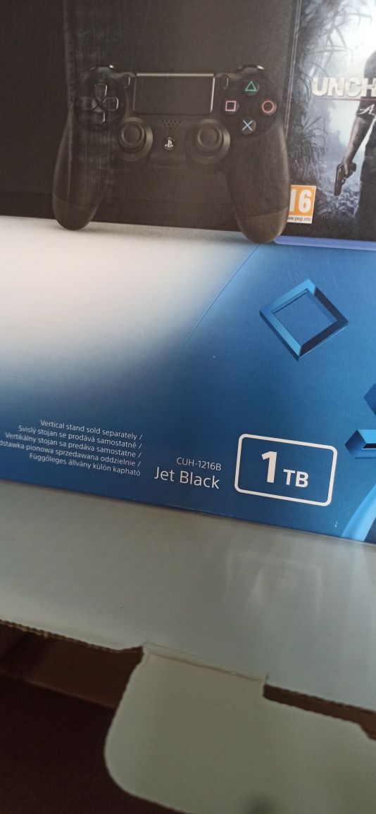 PS 4 Jet Black 1 TB+ 16 jocuri