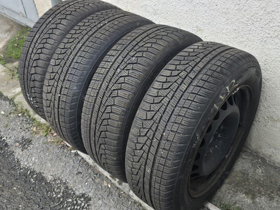 Anvelope Iarnă 205 55 R16 7-8mm M+S  / jante R16 VW Skoda Seat Audi 5x