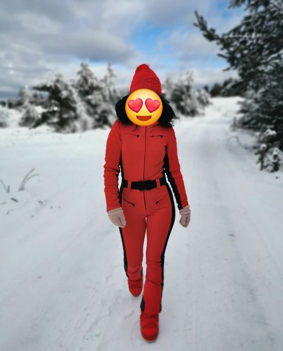 Ски екип Goldbergh червен цял