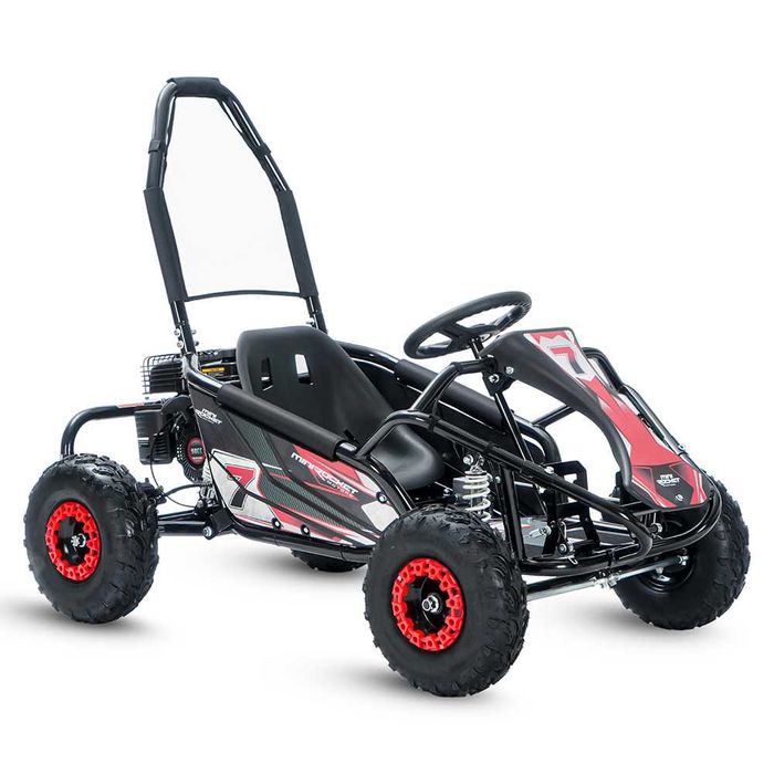 Atv copii 98cc Mini Rocket Raptor 6" automat 4T benzina rosu