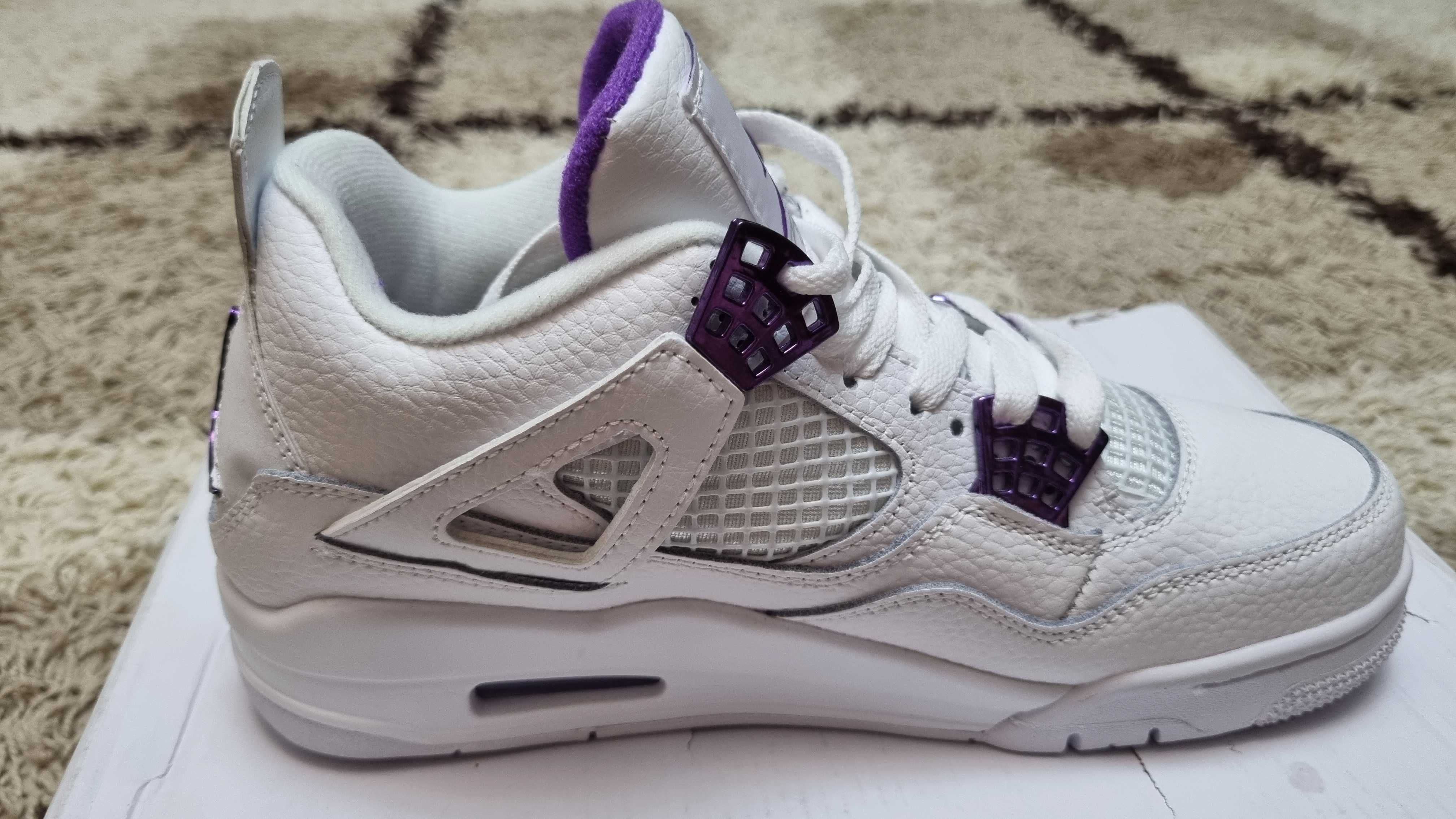 Vand Nike Air Jordan 4 Purple Metallic