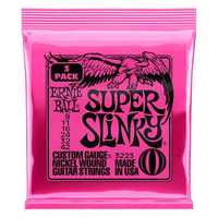 3 seturi Corzi chitara electrica Ernie Ball SLINKY Regular 9-42