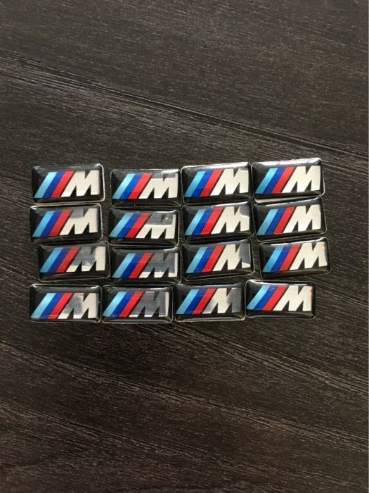Embleme jante volan schimbator dreptunghi M BMW siliconat